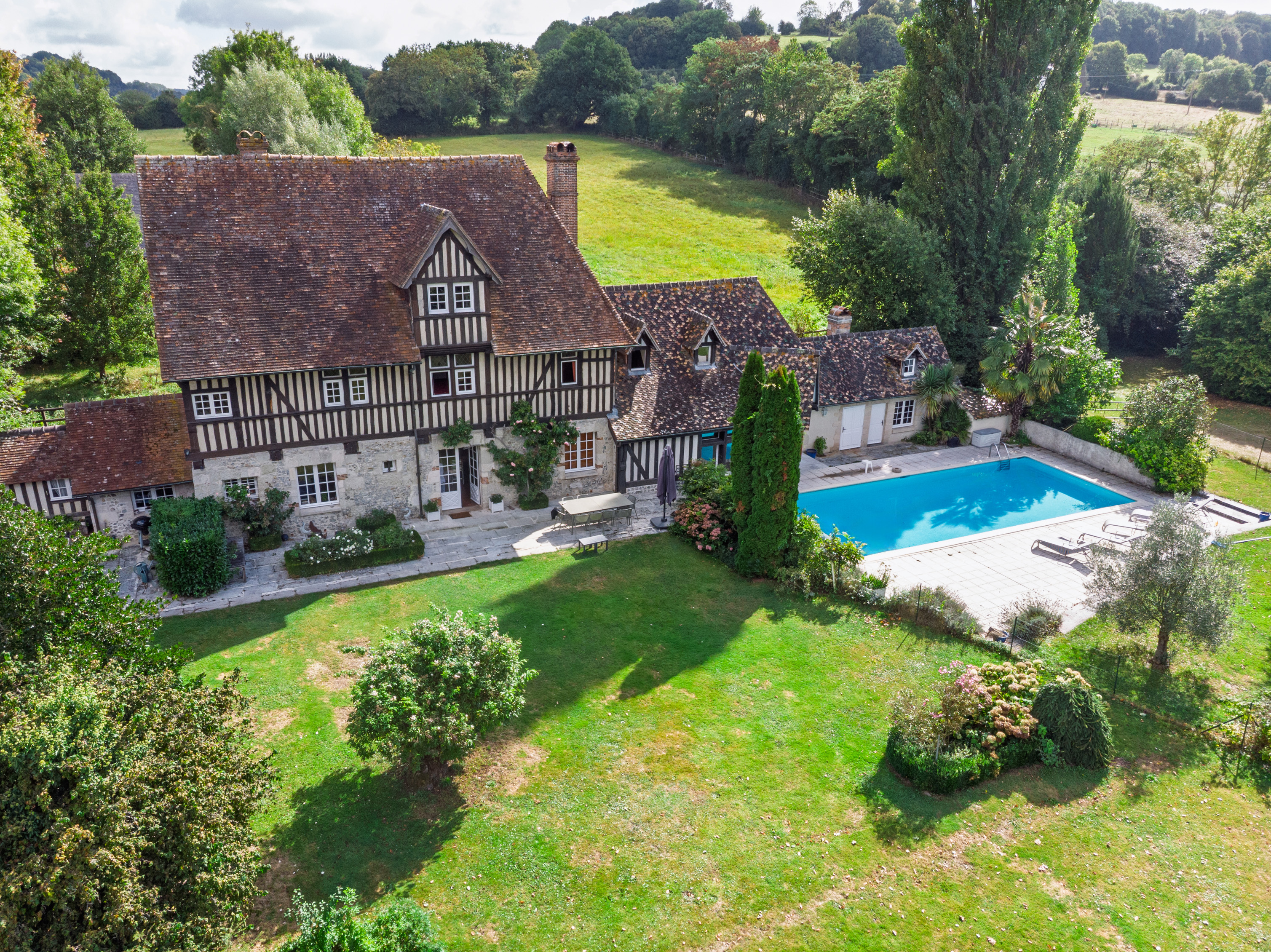 Manoir Normand avec piscine