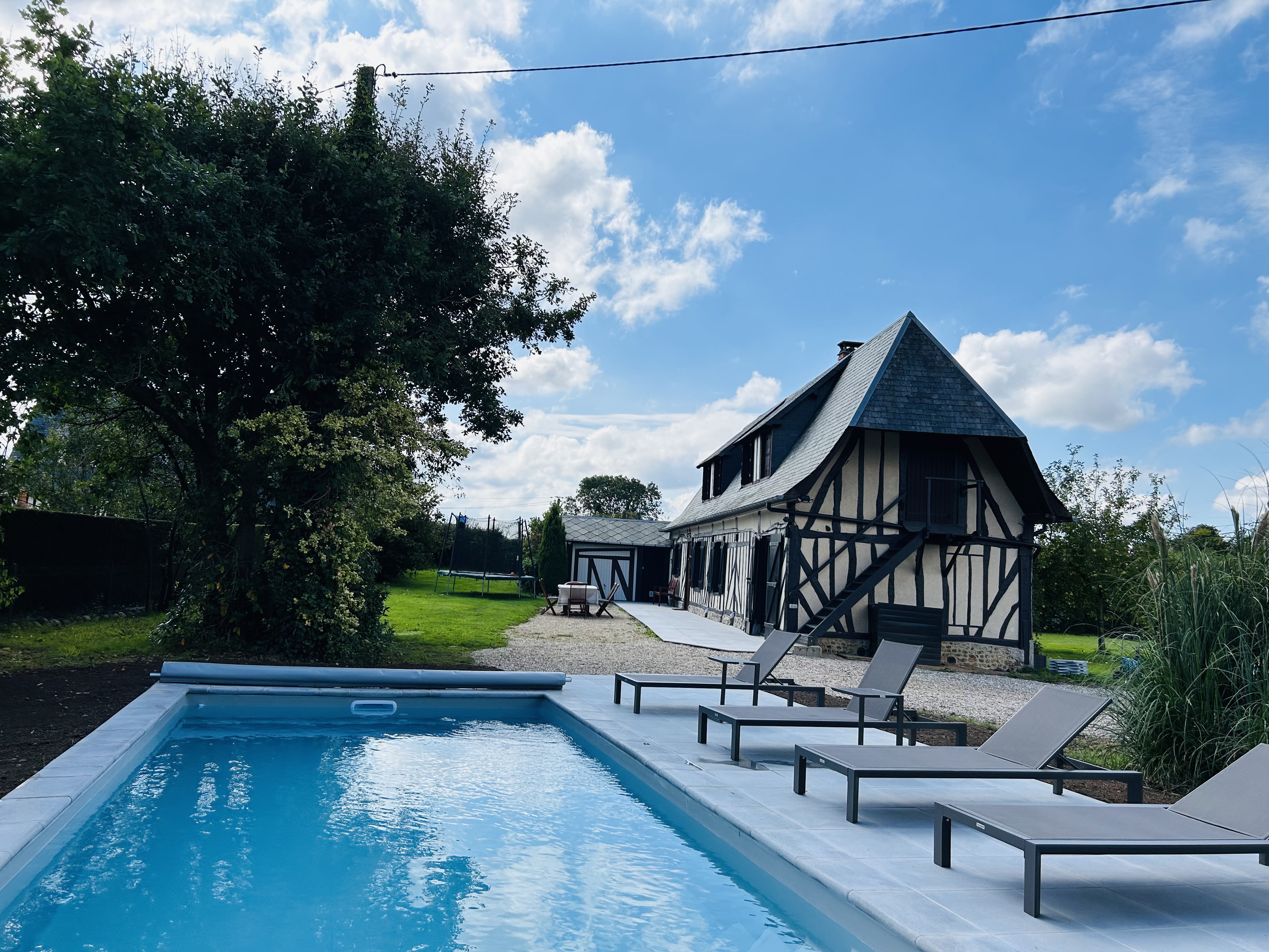 Longère piscine Lieuvin